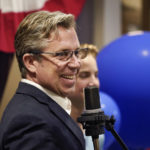 
              Andy Ogles speaks to supporters after being declared the winner in Tennessee's 5th Congressional District Republican primary, Aug. 4, 2022, in Franklin, Tenn. (AP Photo/Mark Humphrey)
            