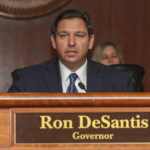 
              Florida Gov. Ron DeSantis chairs a cabinet meeting at the capitol in Tallahassee, Fla., Tuesday, Aug. 23, 2022. Gov. DeSantis is poised to learn the identity of his general election opponent on Tuesday as Democrats choose between a man who spent a lifetime in politics — much of it as a Republican — and a woman casting herself as “something new” as she seeks the energy of her party's resurgent base. (AP Photo/Gary McCullough)
            