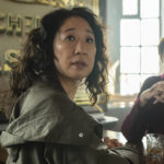 
              This image released by BBC America shows Sandra Oh and Fiona Shaw in a scene from "Killing Eve." (Olly Courtney/BBCA via AP)
            