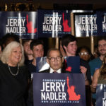 
              Rep. Jerry Nadler speaks during his election night victory party in the Democratic primary election, Tuesday, Aug. 23, 2022, in New York. Nadler won in New York's 12th Congressional District Democratic primary against Attorney Suraj Patel and Rep. Carolyn Maloney. (AP Photo/John Minchillo)
            