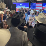 
              Republican House candidate Harriet Hageman speaks to supporters Tuesday, Aug. 16, 2022, in Cheyenne, Wyo., after defeating Rep. Liz Cheney, R-Wyo., in the Republican primary. (AP Photo/Mead Gruver)
            