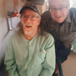 
              This photo provided by Gary Nichols shows him, right, with his brother, Alan, on the eve of his euthanization in Chilliwack, British Columbia, Canada, in July 2019. Alan submitted a request to be euthanized and he was killed, despite concerns raised by his family and a nurse practitioner. Nichols’ family reported the case to police and health authorities, arguing that he lacked the capacity to understand the process and was not suffering unbearably — among the requirements for euthanasia. “Alan was basically put to death,” his brother, Gary, says. (Courtesy Gary Nichols via AP)
            