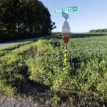 
              The intersection of Smith Road and Van Tress Road in Chester Township, Ohio, seen Friday, Aug. 12, 2022, near where the Ohio State Highway Patrol says a standoff took place the day before.  Authorities are investigating the motives 42-year-old Ricky Shiffer, an armed man who they say tried to breach the FBI’s Cincinnati office, fled and died hours later in a rural standoff with law enforcement. (AP Photo/Paul Vernon)
            