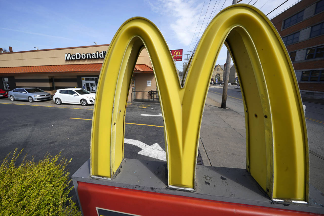 FILE - This is a McDonald's restaurant in Pittsburgh on Saturday, April 23, 2022. Sheila Penrose is...