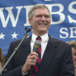 
              FILE - Florida State Sen. Dan Webster announces his entry into the U.S. Senate race in Orlando, Fla., Wednesday, Aug. 20, 2003. Nationally known far-right activist Laura Loomer, who's been banned by several social media platforms because of anti-Muslim and other remarks, is challenging the incumbent Webster, who has served central Florida districts since 2011, for the District 11 seat. (AP Photo/Peter Cosgrove, File)
            