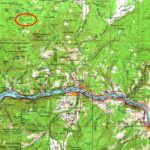 Detail from a 1953 USGS map showing location of Goose Lake near the Columbia River Gorge, not far from Stevenson, Washington. (USGS Archives)