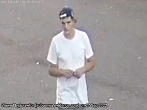 Auburn Car Theft Suspect 1