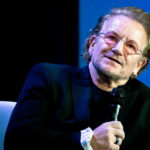 
              Bono speaks at the Clinton Global Initiative, Tuesday, Sept. 20, 2022, in New York. (AP Photo/Julia Nikhinson)
            