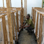 
              Muhammad Magezi of agricultural exporter Enimiro checks on cages holding black soldier flies, whose larvae are used to produce organic fertilizer from food waste, in a breeding section in Kangulumira, Kayunga District, Uganda Monday, Sept. 5, 2022. Uganda is a regional food basket but the war in Ukraine has caused fertilizer prices to double or triple, causing some who have warned about dependence on synthetic fertilizer to see larvae farming as an exemplary effort toward sustainable organic farming. (AP Photo/Hajarah Nalwadda)
            