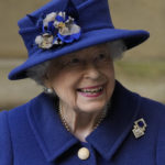 
              FILE -Britain's Queen Elizabeth II, smiles as she leaves a service of Thanksgiving to mark the Centenary of the Royal British Legion at Westminster Abbey, in London, Oct. 12, 2021. Queen Elizabeth II, Britain’s longest-reigning monarch and a rock of stability across much of a turbulent century, has died. She was 96. Buckingham Palace made the announcement in a statement on Thursday Sept. 8, 2022 (AP Photo/Frank Augstein, Pool, File)
            