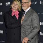 
              Kate Capshaw, left, and director Steven Spielberg attend the premiere of "The Fabelmans" at the Princess of Wales Theatre during the Toronto International Film Festival, Saturday, Sept. 10, 2022, in Toronto. (Photo by Evan Agostini/Invision/AP)
            