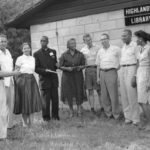 
              In this undated photo provided by the Nashville Banner Archives, Nashville Public Library, Special Collections, Myles Horton, second from left, and Rosa Parks, third from left, are among a group meeting at the Highlander Library in Monteagle, Tenn. The library building where Rosa Parks, John Lewis and other civil rights leaders forged strategies that would change the world is mired in controversy over who gets to tell its story. (Nashville Banner Archives, Nashville Public Library, Special Collections via AP)
            