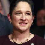 
              FILE - Susana Mendoza smiles during a bill signing at the Thompson Center, Wednesday, June 5, 2019, in downtown Chicago. Democrats who run state government celebrated while announcing that tax-rebate checks — totaling more than $1.2 billion — on Monday, Sept. 12, 2022, began heading to 6 million taxpayers. With just eight weeks before the election, the timing is perfect for Gov. J.B. Pritzker, Comptroller Mendoza, who shared Monday's spotlight, and virtually every member of the General Assembly. (AP Photo/Amr Alfiky, File)
            