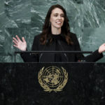 
              Prime Minister of New Zealand Jacinda Ardern addresses the 77th session of the United Nations General Assembly, Friday, Sept. 23, 2022, at the U.N. headquarters. (AP Photo/Julia Nikhinson)
            