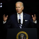 
              President Joe Biden speaks outside Independence Hall, Thursday, Sept. 1, 2022, in Philadelphia. (AP Photo/Matt Slocum)
            