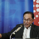 
              Malaysia opposition leaders Anwar Ibrahim talks to reporters at the Foreign Correspondents' Club of Thailand in Bangkok, Thailand, Thursday, Sept. 22, 2022. Anwar said Thursday he believes his three-party alliance has a “fair chance” of winning a general election that could be called as early as November. (AP Photo/Sakchai Lalit)
            