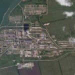 
              This satellite image from Planet Labs PBC shows the Pivdennoukrainsk Nuclear Power Plant, also known as the South Ukraine Nuclear Power Plant, in the southern Mykolaiv region of Ukraine, May 31, 2022. A Russian missile strike hit a facility close to the nuclear power plant in southern Ukraine Monday, Sept. 19, 2022, causing no damage to its reactors but damaging other industrial equipment in what the country's atomic energy operator denounced as an act of "nuclear terrorism." (Planet Labs PBC via AP)
            