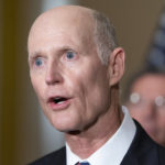 
              Sen. Rick Scott, R-Fla., speaks, Wednesday, Sept. 7, 2022, during a news conference on Capitol Hill in Washington. (AP Photo/Jacquelyn Martin)
            