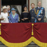 
              FILE - In this Tuesday, July 10, 2018 file photo, members of the royal family gather on the balcony of Buckingham Palace, with from left, Prince Charles, Camilla the Duchess of Cornwall, Prince Andrew, Queen Elizabeth II, Meghan the Duchess of Sussex, Prince Harry, Prince William and Kate the Duchess of Cambridge, as they watch a flypast of Royal Air Force aircraft pass over Buckingham Palace in London. Prince Charles has been preparing for the crown his entire life. Now, that moment has finally arrived. Charles, the oldest person to ever assume the British throne, became king on Thursday Sept. 8, 2022, following the death of his mother, Queen Elizabeth II.  (AP Photo/Matt Dunham, File)
            