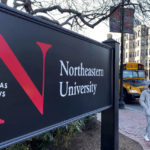 
              FILE - Students walk on the Northeastern University campus in Boston on Jan. 31, 2019. A police bomb squad sealed off part of the campus of Northeastern University late Tuesday, Sept. 13, 2022, to examine a pair of suspicious packages, and there were unconfirmed reports of an explosion and minor injuries to at least one person. (AP Photo/Rodrique Ngowi, File)
            