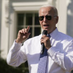 
              President Joe Biden speaks about the Inflation Reduction Act of 2022 during a ceremony on the South Lawn of the White House in Washington, Tuesday, Sept. 13, 2022. (AP Photo/Andrew Harnik)
            