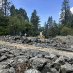 
              In this photo released by the San Bernardino County Fire Department a mudslide flows near a road in Forest Falls, San Bernardino County, Calif., on Monday, Sept. 12, 2022.  (San Bernardino County Fire Department via AP)
            