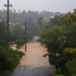 
              BEST QUALITY AVAILABLE - A road is flooded by the rains of Hurricane Fiona in Cayey, Puerto Rico, Sunday, September 18, 2022. (AP Photo/Stephanie Rojas)
            