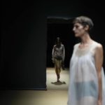 
              A model wears a creation as part of the Prada women's Spring Summer 2023 collection presented in Milan, Italy, Thursday, Sept. 22, 2022. (AP Photo/Antonio Calanni)
            