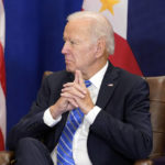
              President Joe Biden listens as he meets with Philippine President Ferdinand Marcos Jr., Thursday, Sept. 22, 2022, in New York. (AP Photo/Evan Vucci)
            