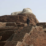 
              Ruins at Mohenjo Daro, a UNESCO World Heritage Site, in Mohenjo Daro, suffered damage from heavy rainfall, in Larkana District, of Sindh, Pakistan, Tuesday, Sept. 6, 2022. The rains now threaten the famed archeological site dating back 4,500 years. The flooding has not directly hit Mohenjo Daro but the record-breaking rains have inflicted damage on the ruins of the ancient city, said Ahsan Abbasi, the site's curator. (AP Photo/Fareed Khan)
            