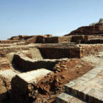 
              Ruins at Mohenjo Daro, a UNESCO World Heritage Site, in Mohenjo Daro, suffered damage from heavy rainfall, in Larkana District, of Sindh, Pakistan, Tuesday, Sept. 6, 2022. The rains now threaten the famed archeological site dating back 4,500 years. The flooding has not directly hit Mohenjo Daro but the record-breaking rains have inflicted damage on the ruins of the ancient city, said Ahsan Abbasi, the site's curator. (AP Photo/Fareed Khan)
            