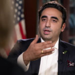 
              Pakistani Foreign Minister Bilawal Bhutto Zardari speaks during an interview with the Associated Press at the Pakistan Embassy, in Washington, Tuesday, Sept. 27, 2022. (AP Photo/Andrew Harnik)
            