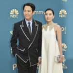 
              Lee Jung-Jae, left, and Lim Se Ryung arrive at the 74th Primetime Emmy Awards on Monday, Sept. 12, 2022, at the Microsoft Theater in Los Angeles. (Photo by Richard Shotwell/Invision/AP)
            