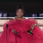 
              Lizzo presents the Emmy for outstanding supporting actor in a comedy series at the 74th Primetime Emmy Awards on Monday, Sept. 12, 2022, at the Microsoft Theater in Los Angeles. (AP Photo/Mark Terrill)
            