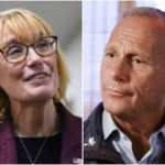 
              This combination of file photos shows Sen. Maggie Hassan, D-N.H., on Oct. 11, 2022, in Rochester, N.H., left, and Don Bolduc, Republican candidate for U.S. Senate in New Hampshire, Oct. 5, 2022, in Auburn, N.H. (AP Photo)
            