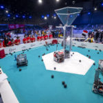 
              Robots from different teams compete during the 6th edition of the First Global Robotics Challenge in Geneva, Switzerland, Saturday, Oct. 15, 2022. (Martial Trezzini/Keystone via AP)
            