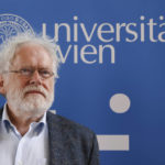 
              Professor Anton Zeilinger from the University of Vienna arrives for a news conference at the Institute for Quantum Optics and Quantum Information in Vienna, Austria, Tuesday, Oct. 4, 2022. The Nobel Prize in physics was awarded to three scientists, Alain Aspect, John F. Clauser and Anton Zeilinger for their work on quantum information science.(AP Photo/Theresa Wey)
            