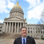 
              West Virginia Democratic Del. Mike Pushkin stands outside the West Virginia State Capitol in Charleston, W.Va. on April 1, 2022. (AP Photo/Leah Willingham)
            