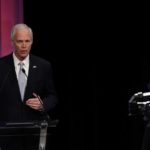 
              Republican U.S. Senate candidate Ron Johnson speaks during a televised debate Thursday, Oct. 13, 2022, in Milwaukee. (AP Photo/Morry Gash)
            