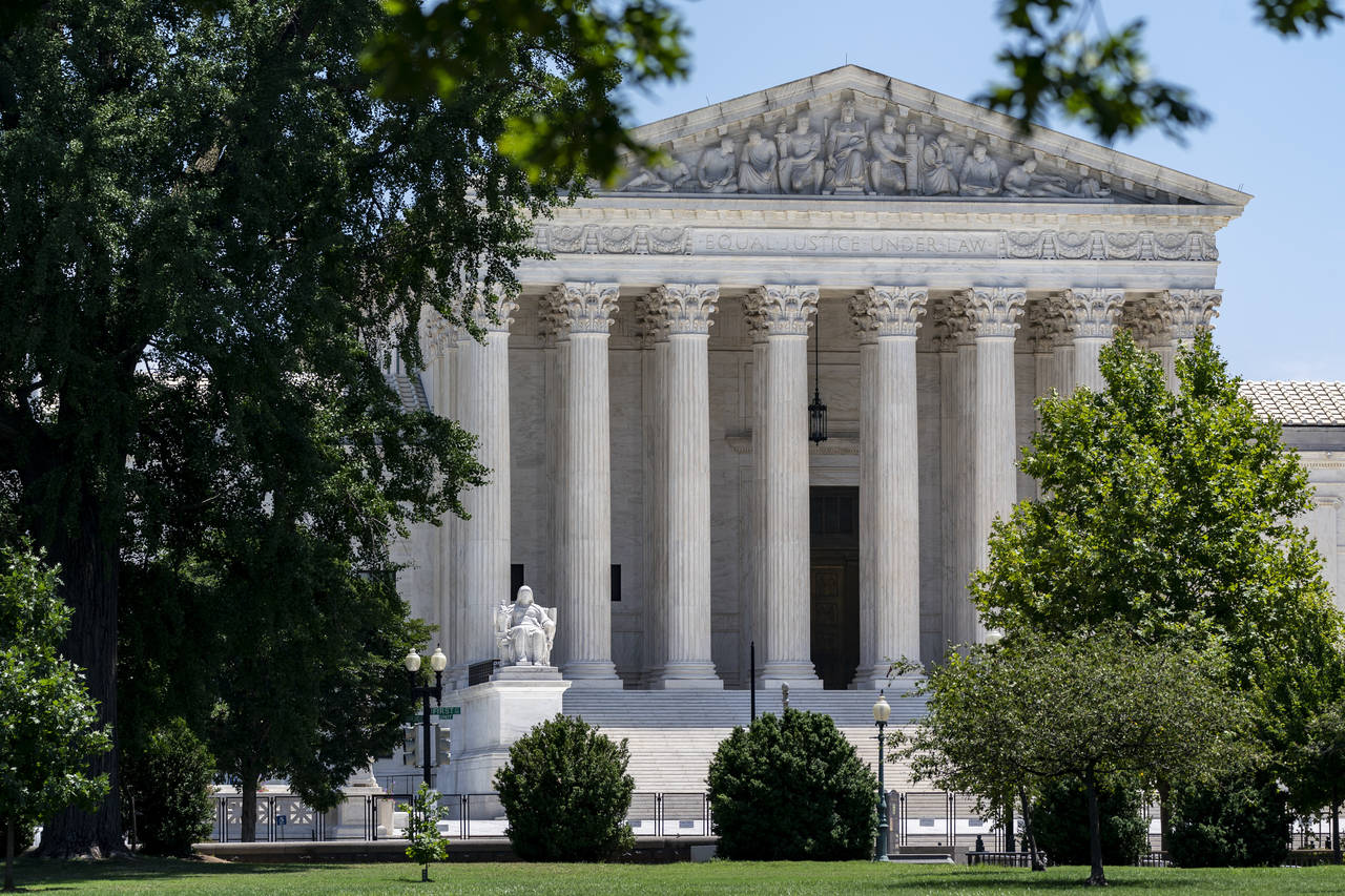 FILE - The Supreme Court is seen on Capitol Hill in Washington, July 14, 2022. The Supreme Court op...