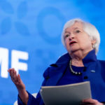 
              Treasury Secretary Janet Yellen speaks during the 2022 annual meeting of the IMF and the World Bank Group in Washington, Wednesday, Oct. 12, 2022. (AP Photo/Andrew Harnik)
            