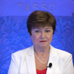 
              International Monetary Fund Managing Director Kristalina Georgieva speaks on the global economic outlook and key issues to be addressed at the IMF and World Bank annual meetings at Georgetown University in Washington, Thursday, Oct. 6, 2022. (AP Photo/J. Scott Applewhite)
            