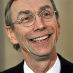 
              Swedish scientist Svante Paabo smiles in Leipzig, Germany, on Nov. 23, 2012. On Monday, Oct. 3, 2022 the Nobel Prize in physiology or medicine was awarded to Swedish scientist Svante Paabo for his discoveries on human evolution. (Hendrik Schmidt/dpa via AP)
            