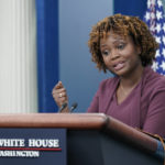 
              White House press secretary Karine Jean-Pierre speaks during the daily briefing at the White House in Washington, Tuesday, Oct. 18, 2022. (AP Photo/Susan Walsh)
            