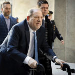 
              FILE - Harvey Weinstein arrives at a Manhattan courthouse as jury deliberations continue in his rape trial in New York, on Feb. 24, 2020. Opening statements are set to begin Monday in the disgraced movie mogul Harvey Weinstein's Los Angeles rape and sexual assault trial. Weinstein is already serving a 23-year-old sentence for a conviction in New York. (AP Photo/John Minchillo, File)
            
