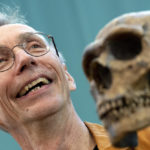 
              Swedish scientist Svante Paabo stands by a replica of a Neanderthal skeleton at the Max Planck Institute for Evolutionary Anthropology in Leipzig, Germany, Monday, Oct. 3, 2022. Swedish scientist Svante Paabo was awarded the 2022 Nobel Prize in Physiology or Medicine for his discoveries on human evolution. (Hendrik Schmidt/dpa via AP)
            