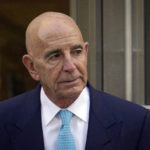 
              Tom Barrack exits Brooklyn Federal Court on Friday, Oct. 21, 2022, in New York. Barrack, the onetime chair of the Trump's inaugural committee, is accused of using his “unique access” as a longtime friend of Trump to manipulate Trump's campaign — and later his Republican administration — to advance the interests of the UAE. (AP Photo/Bebeto Matthews)
            
