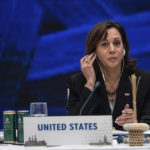 
              U.S. Vice President Kamala Harris attends a leaders' meeting at the Asia-Pacific Economic Cooperation, APEC summit, Saturday, Nov. 19, 2022, Bangkok, Thailand. (Haiyun Jiang/The New York Times via AP, Pool)
            