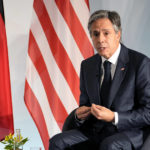 
              United States secretary of state Antony Blinken attends a Futures Forum prior the G7 Foreign Ministers's Meeting in Muenster, Germany, Thursday, Nov.3, 2022. (AP Photo/Martin Meissner)
            