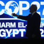 
              Former U.S. Vice President Al Gore speaks during a session at the COP27 U.N. Climate Summit, Wednesday, Nov. 9, 2022, in Sharm el-Sheikh, Egypt. (AP Photo/Peter Dejong)
            